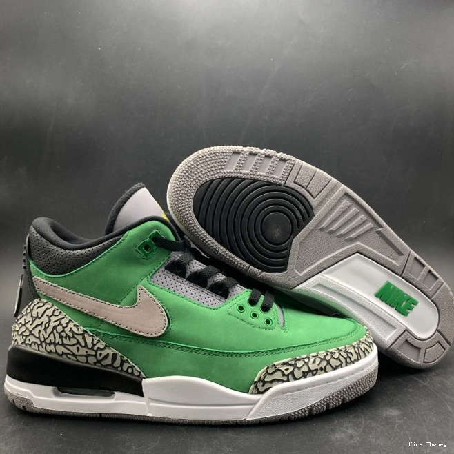Kick Theory AJ3 Oregon Retro Air Tinker shoes Ducks Jordan PE 867493 3 0724